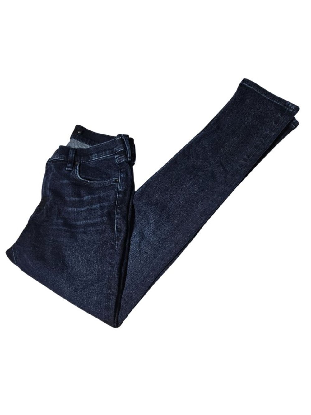 Hudson Lana Boyfriend Jeans Womens Size 27 Mid Rise Dark Wash Denim Pants